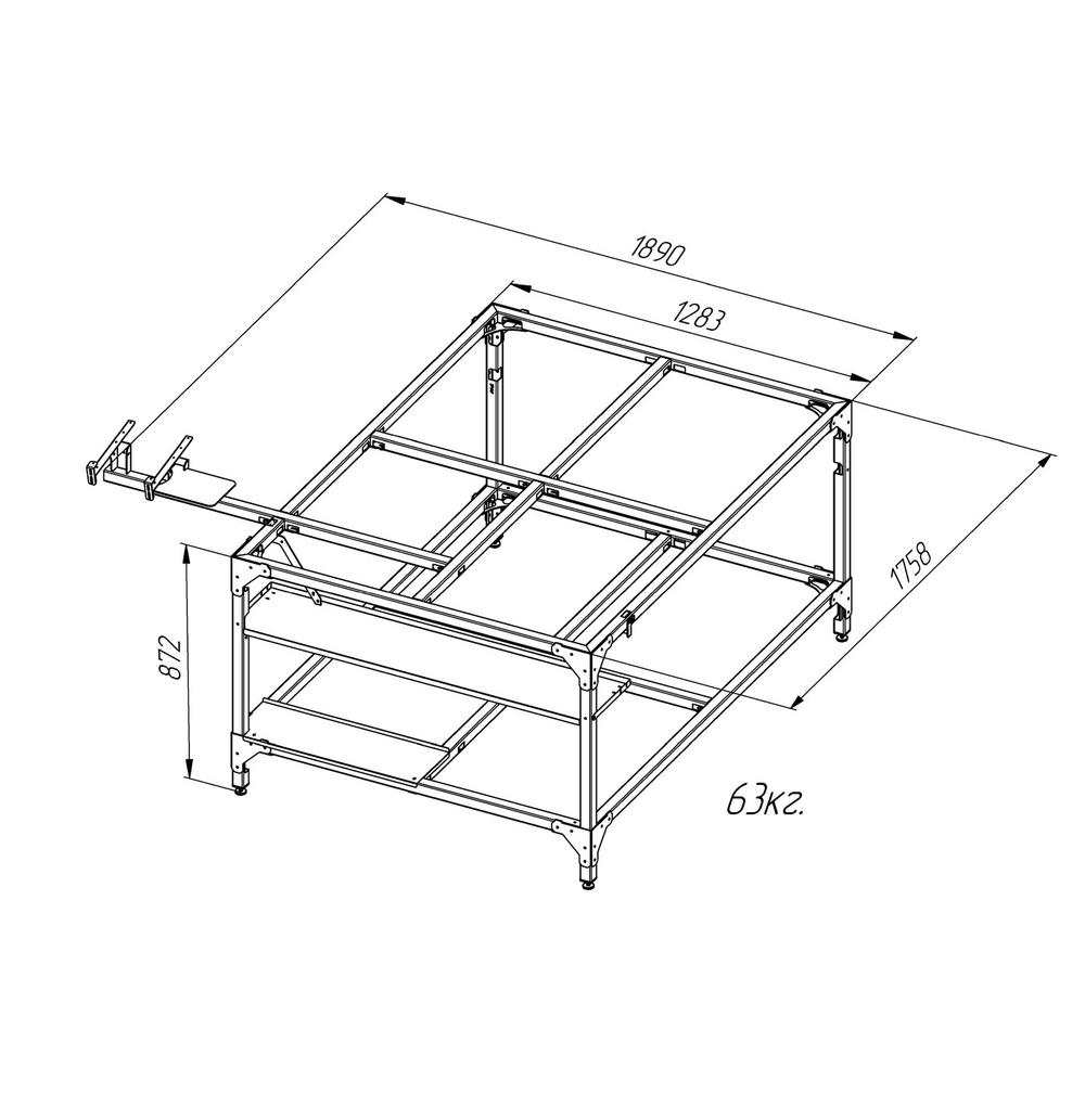 Стол для фрезерного станка Restart
