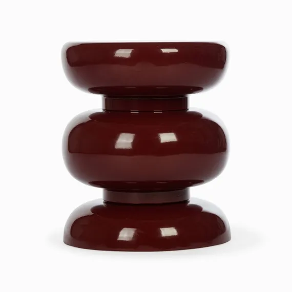 Кофейный столик Prosper Ø35х41 см, бордовый глянец