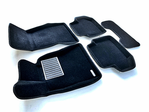 Коврики салона для BMW 5 (F10) (2014-2016) Euromat 3D Business черные. Арт. EMC3D-001218