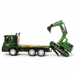 Автовоз Военный 23см + машина, пакет 928-B10