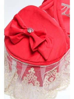 Люлька переноска с конвертом для новорожденного осень