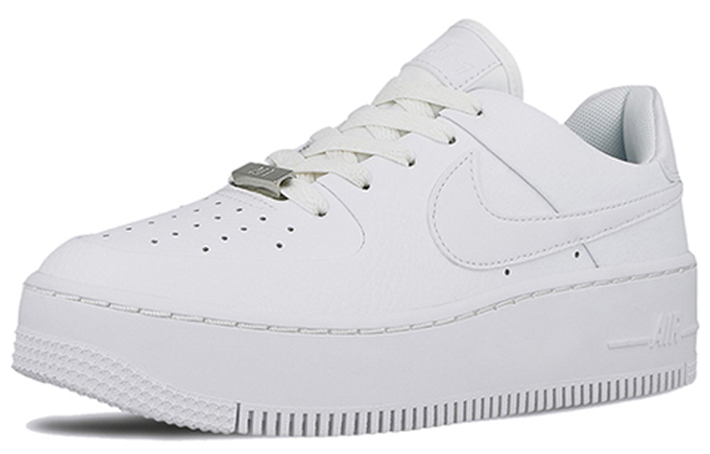 Кроссовки Nike Air Force 1 Sage Triple White (W) (Женская размерная сетка)