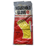 Перчатки хозяйственные резиновые с хлопковым напылением «САМ» размер L "S''