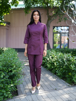 Китель поварской | Бл-318 к 3/4 статус стрейч