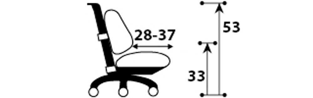 Детское кресло Mealux Ortoback Duo Pink (арт. Y-510 KP)