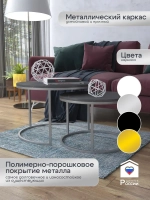 Комплект журнальных столов Акцент - СЗЧ - МДФ в ПВХ