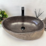 Раковина из речного камня RS-63545 (63*37*16) 0124