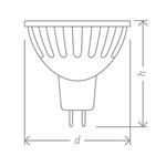 Лампа галогенная 94 201 MR11 35Вт 12В 2000h Navigator 94201