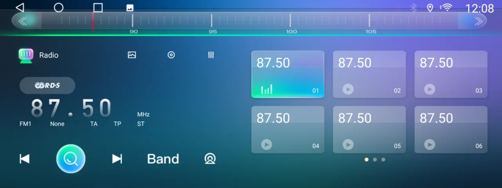 Магнитола для Toyota RAV4 30 2005-2012, Vanguard - Carmedia KP-T1221FW монитор 12.5" в стиле LEXUS на Android 12, TS10, CarPlay, 4G SIM-слот