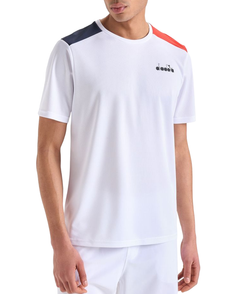 Мужская теннисная футболка Diadora SS Core T-Shirt - optical white