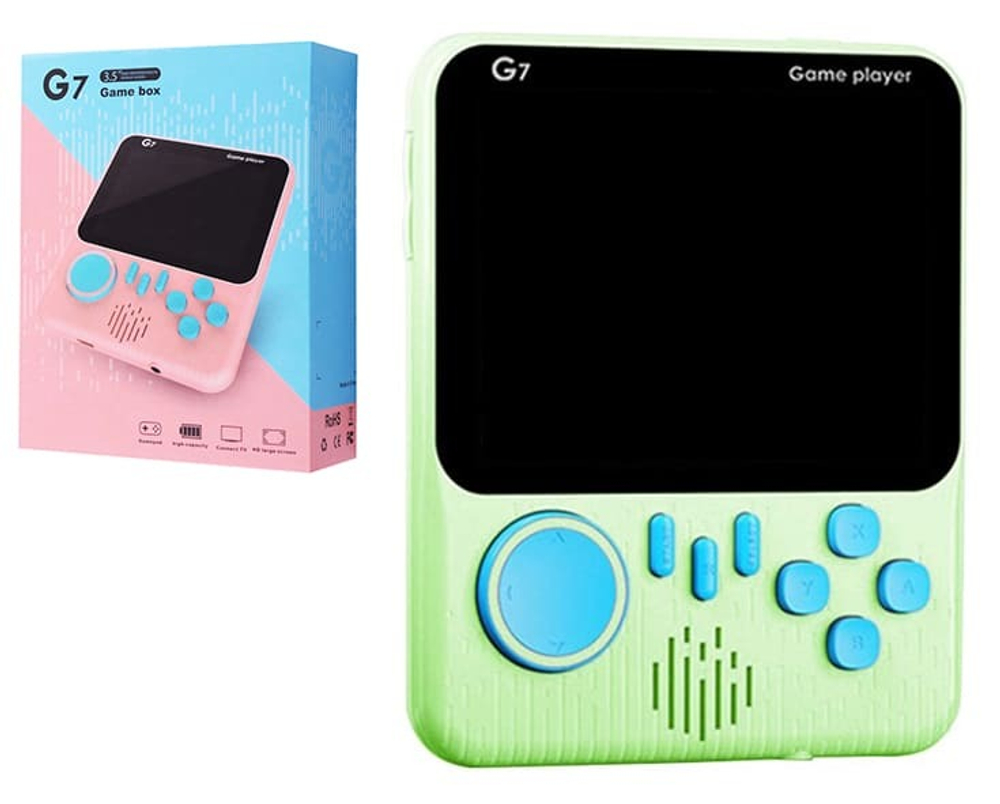 Игровая консоль Game Box G7 660 игр 8bit (зеленый)