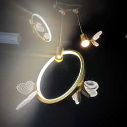 Подвесной светильник BABETTA RING 1 brass 4000К