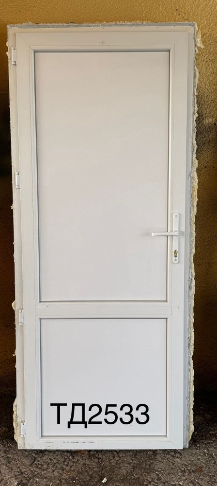 Дверь Пластиковая Б/У Входная 203(в) х 86(ш)