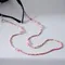 Цепочка для очков &quot;Бусинки&quot;, цвет бело-розовый, 70 см