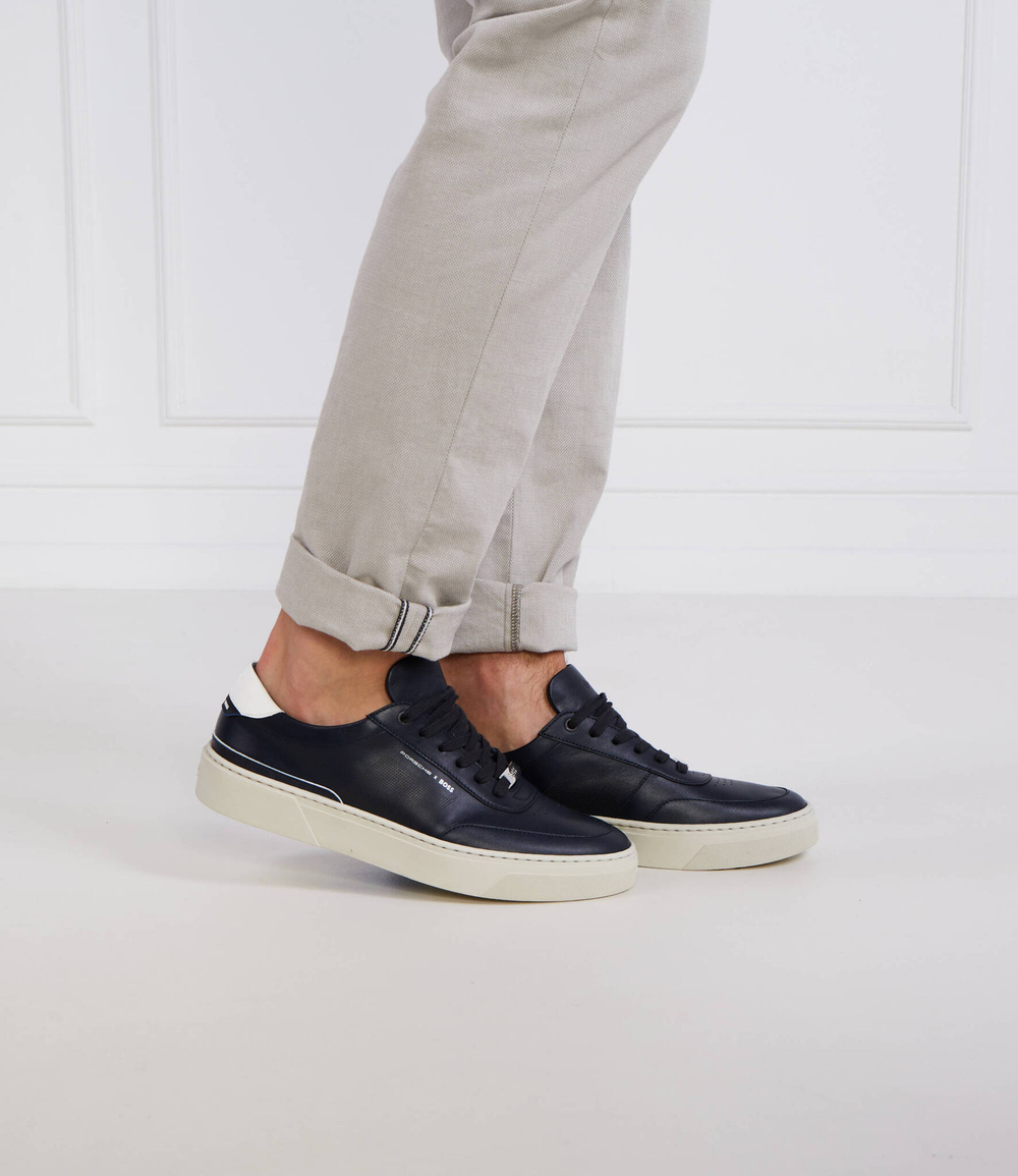 Кожаные кроссовки boss x porsche gary_tenn_gt4 BOSS BLACK - черный(50492628)