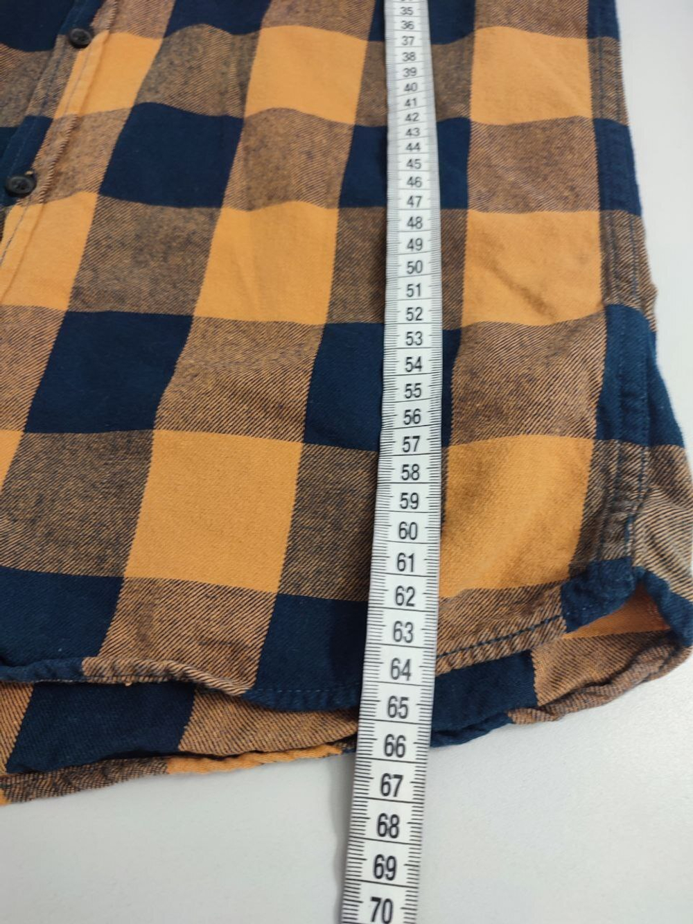 Рубашка House Brand в клетку 46 размер