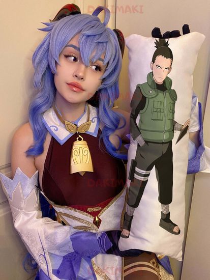 Мини дакимакура Шикамару Нара из Наруто арт. M0343, 60х20 см