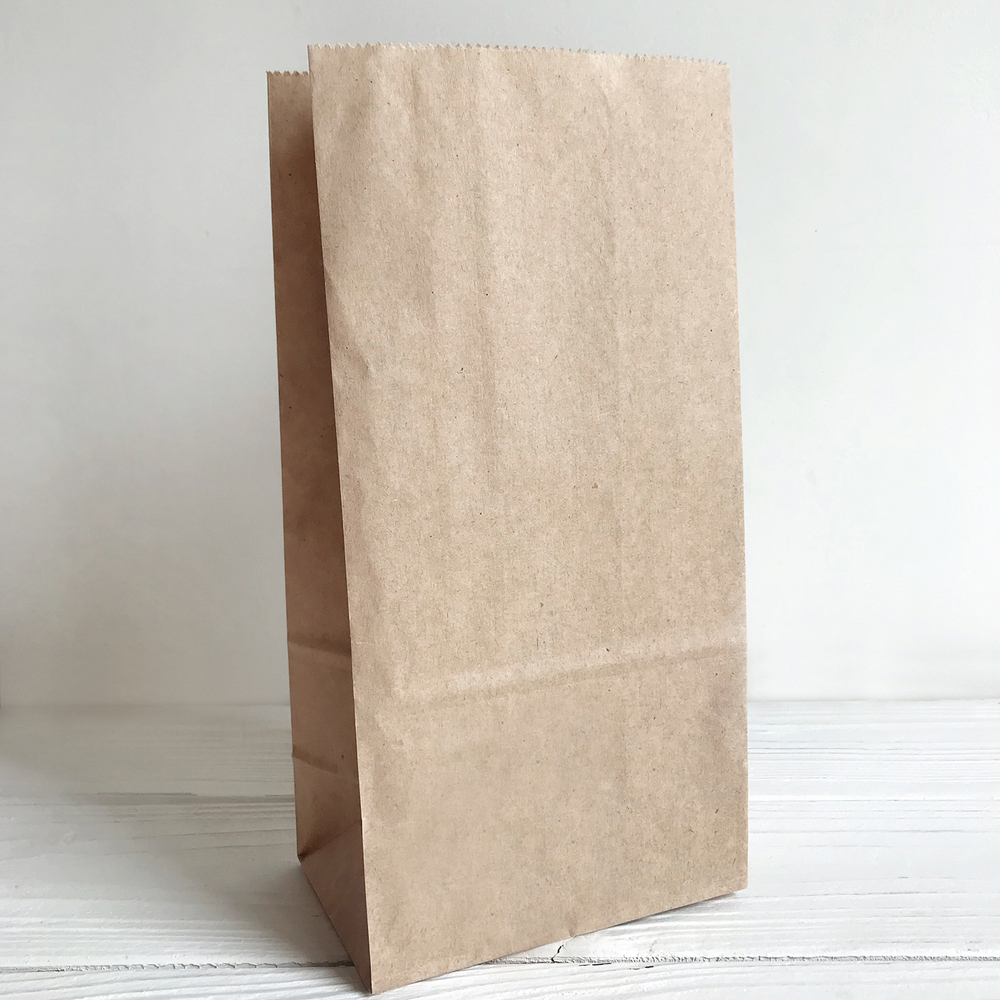 Крафт пакет 12х8х24 см, 70 гр/м2