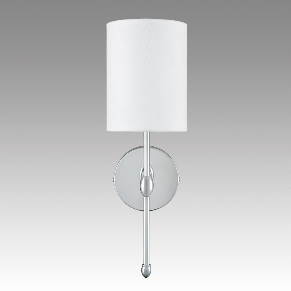 6589/1W CLASSI LN26 063 хром/белый, металл/текстиль Бра E14 1*40W 220V LATTI