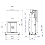 КАМИННАЯ ТОПКА FL 500W (STAV)
