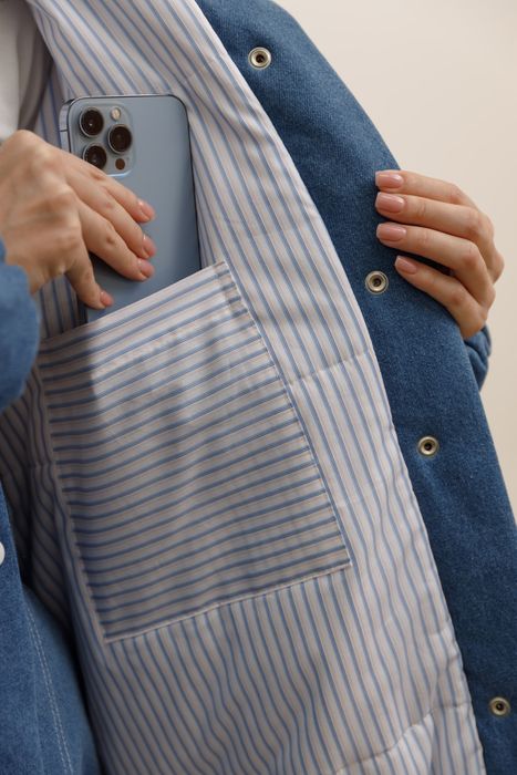 КУРТКА РОБИ СИНИЙ