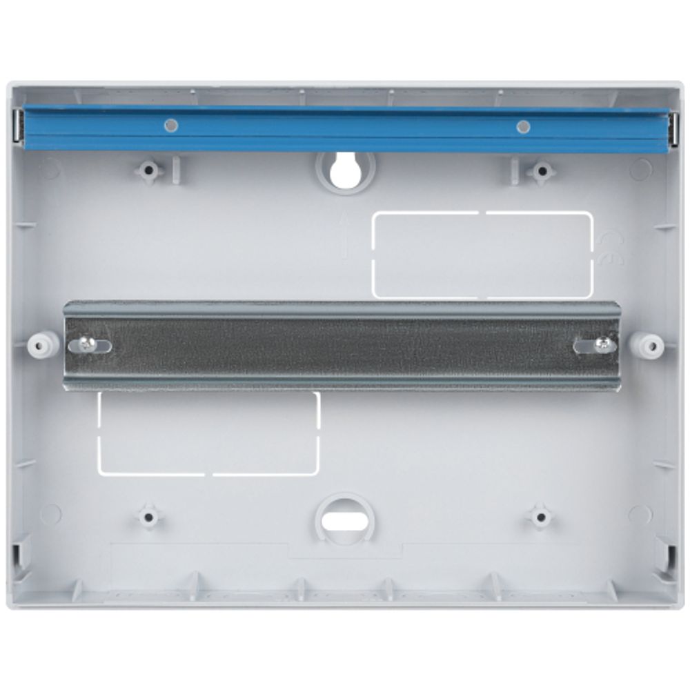 Корпус пластиковый навесной ЭРА SIMPLE ЩРН-П-12 IP41 без шин прозрачная крышка белый | Корпуса пластиковые