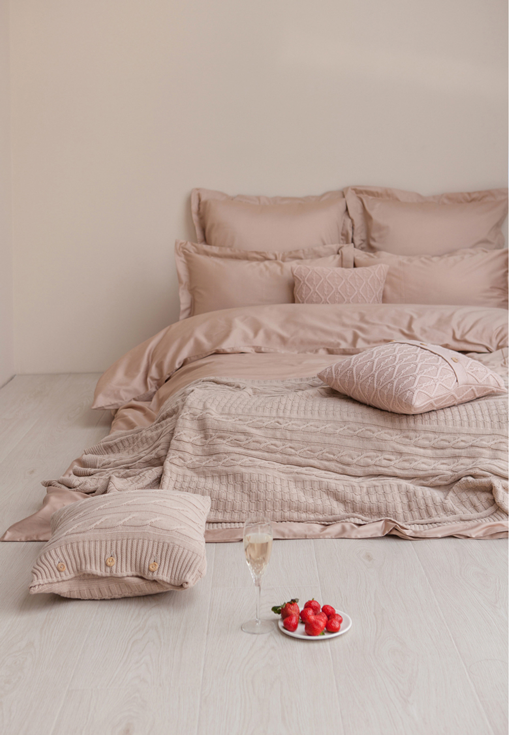Постельное белье семейное Luxberry Daily Bedding крем-брюле