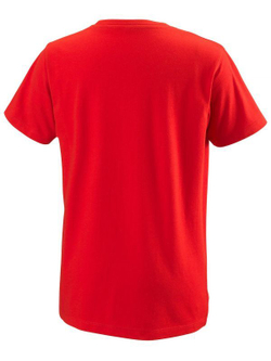 Футболка для мальчика теннисная Wilson Team II Tech Tee Youth - team red