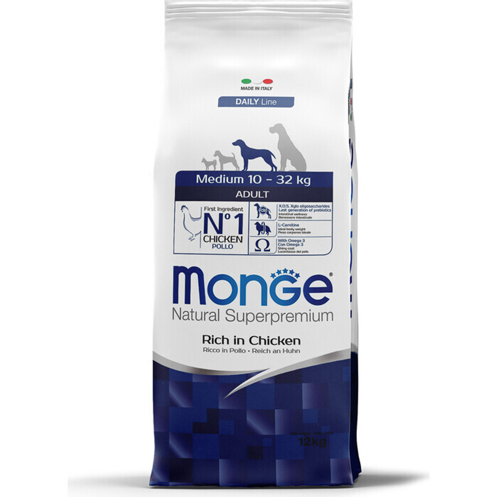 Сухой корм Monge Dog Daily Line Medium для средних пород