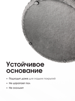 Пуф Fluffy Серый