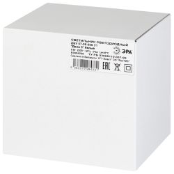 Садово-парковый светильник ЭРА «Дели 3» ДБУ 07-8-006 белый 6-гранный настенный IP44 светодиодный 8Вт 3000K | Садово-парковые светильники