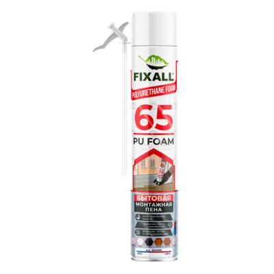 Пена Монтажная Бытовая FIXALL 65 750мл