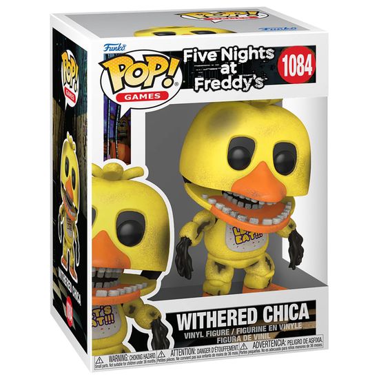 Фигурка Funko POP! Games FNAF Withered Chica (1084) 83865 / Фигурка Фанко ПОП! по мотивам компьютерной игры "Пять ночей с Фредди", Чика