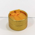 Коробка Ювелирная 5х3 см с бантом (Золотой)