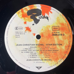 Винтажная виниловая пластинка LP Jean Christian Michel, Star Edition (Германия 1978)