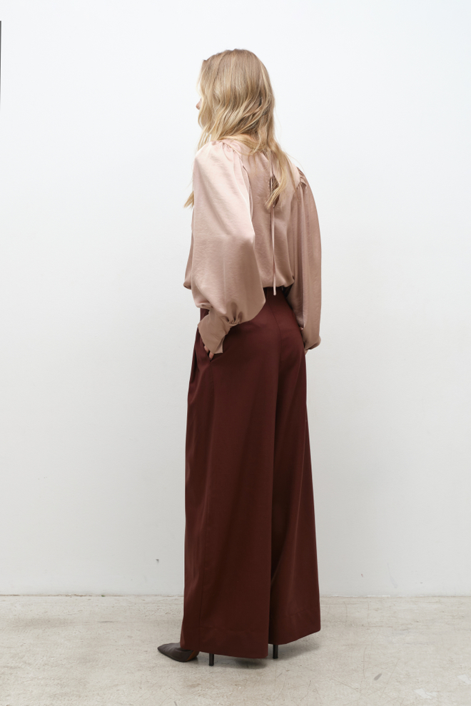 Брюки 0-образные из шерсти