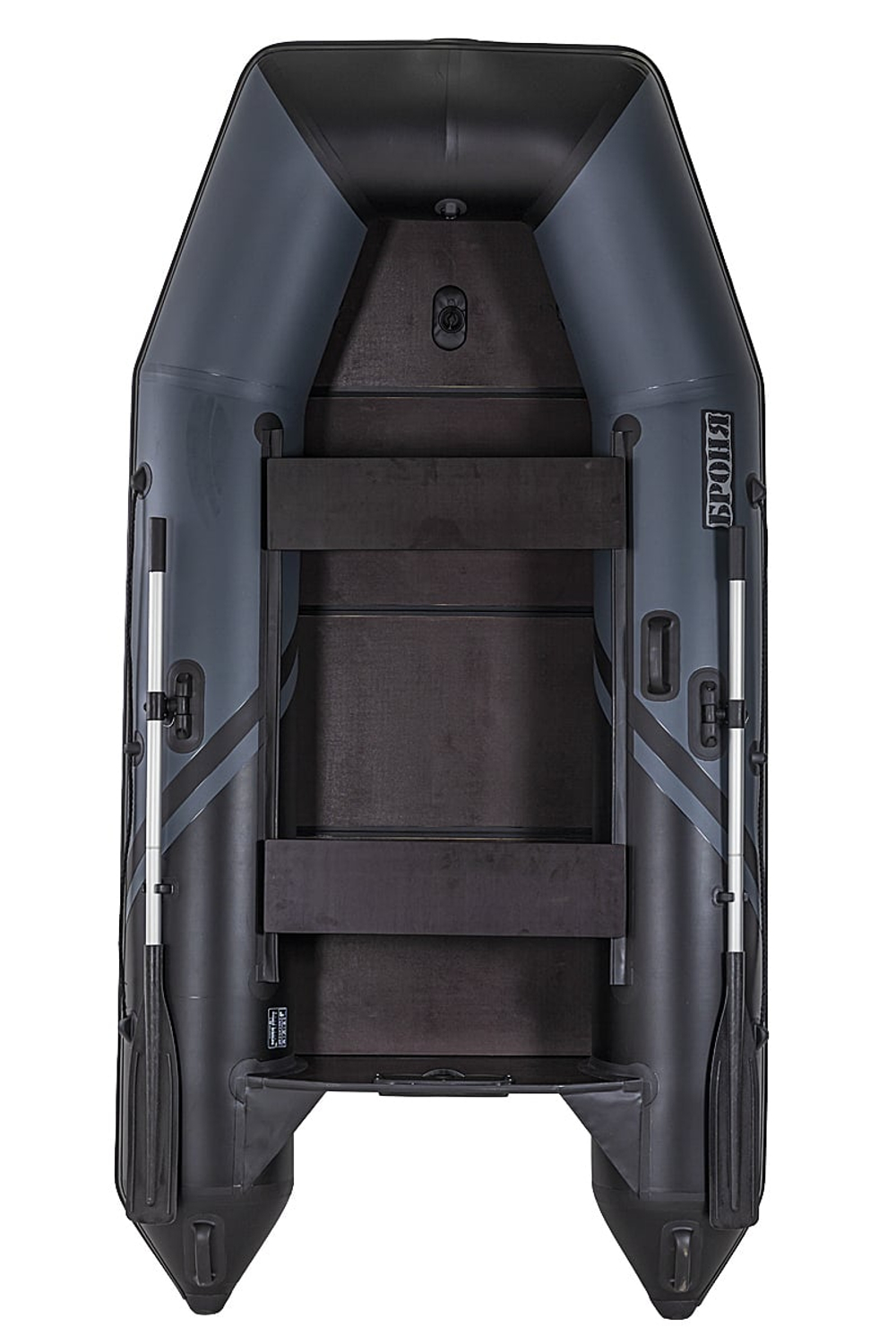 Лодка ПВХ БРОНЯ 280 СК Графит - чёрный