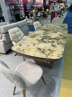 Стол DT2407 (200-300) TL-137 керамика/#23243 серый металлик