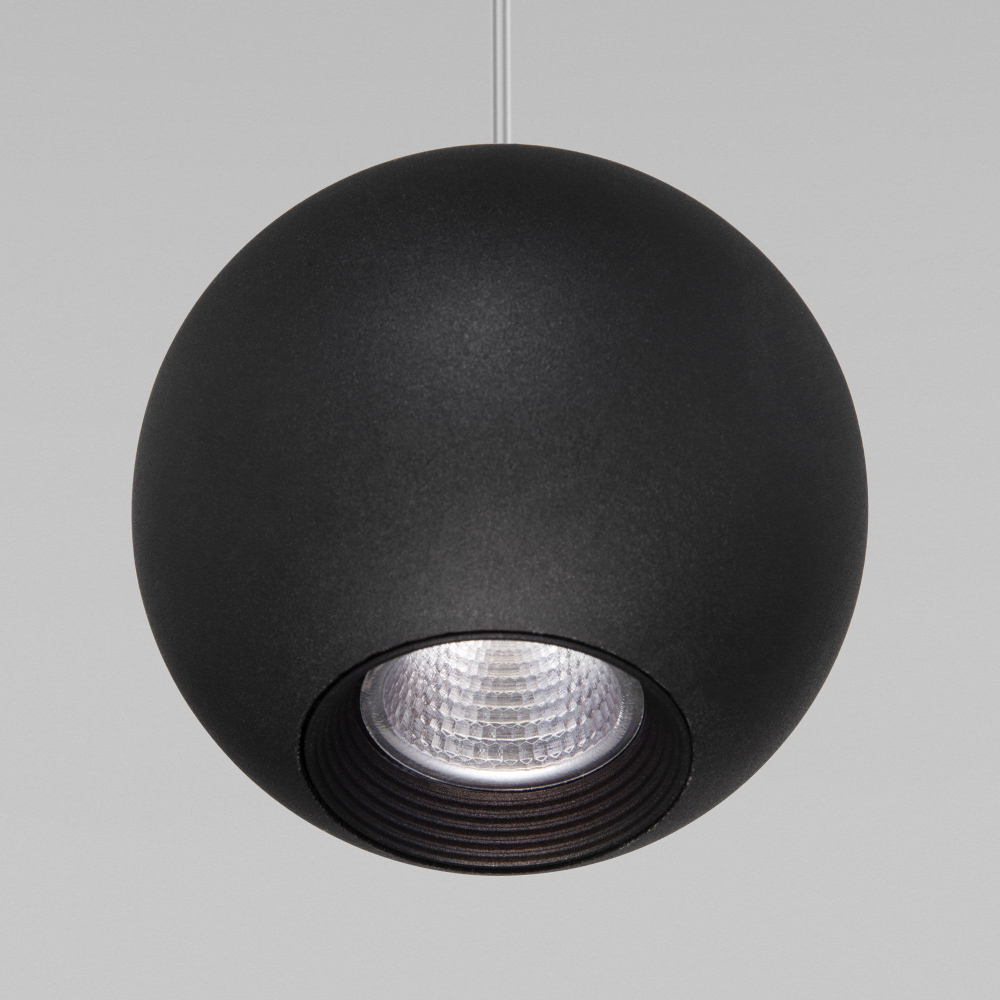 Подвесной светодиодный светильник Giro 7W 4200K черный 50215/1 LED