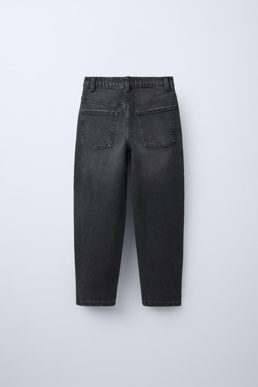 ZARA ДЖИНСЫ MOM FIT COMFORT, ЧЕРНЫЙ