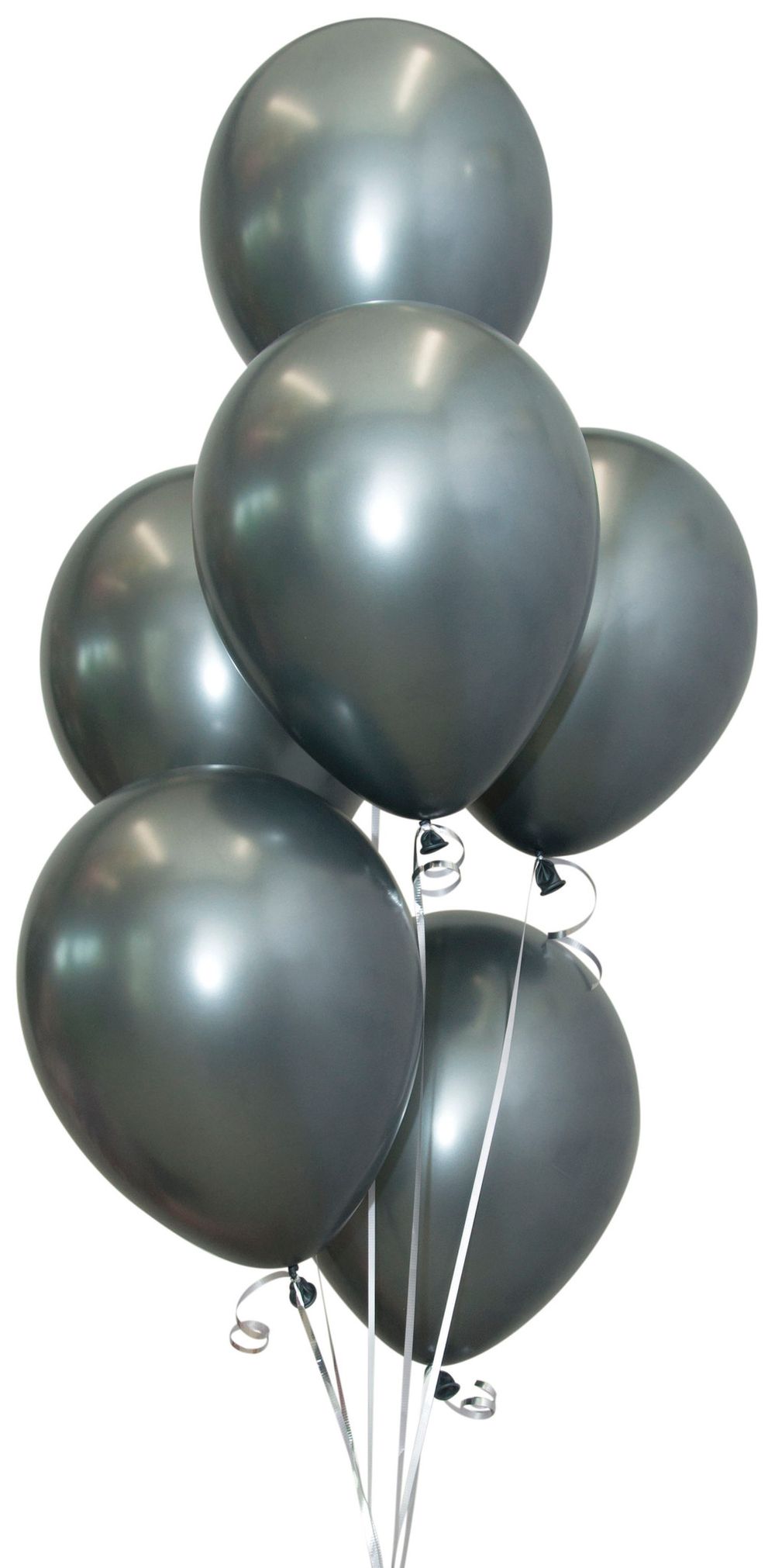 Шар (12"/30 см) Графит (578), металлик 12 шт.