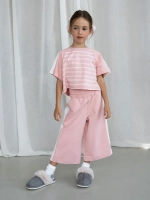 Летний костюм детский, футболка и кюлоты