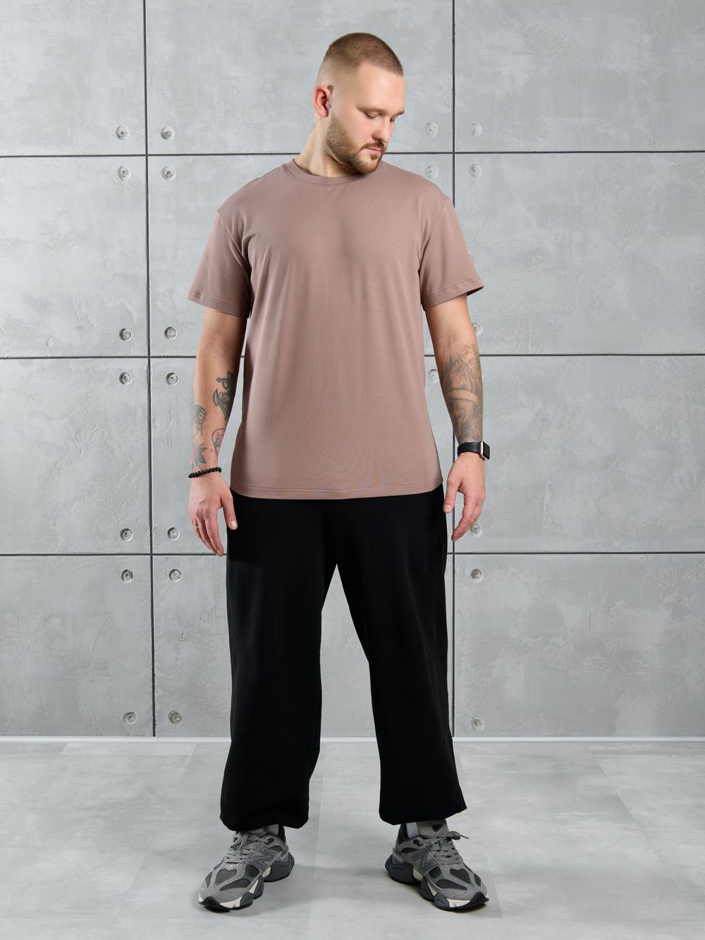 Фуфайка (футболка) мужская Арчи-1 Виотекс БЕЖЕВЫЙ