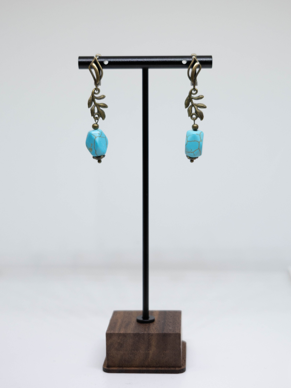 Серьги из бирюзы