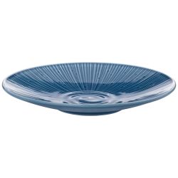 ТАРЕЛКА ЗАКУСОЧНАЯ BRONCO "MIRAGE" 22 СМ СИНЯЯ (МАЛ.УП.2 ШТ/КОР=32ШТ.)