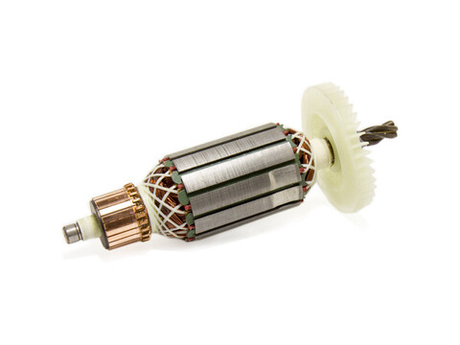 Ротор (якорь) для дрели Интерскол ДУ-1000 L-157 мм, D-39 мм, 4 зуба, наклон вправо