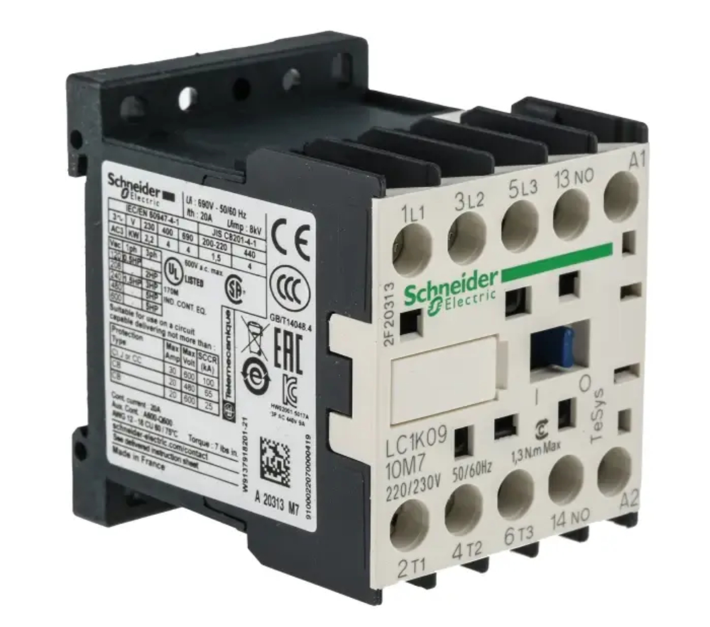 Миниконтактор Schneider Electric LC1K09-10M7