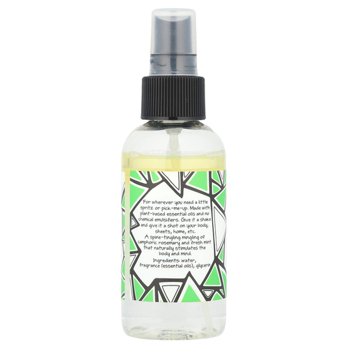 ZUM, Zum Mist®, ароматерапевтический спрей для комнаты и тела, розмарин и мята, 118 мл (4 жидк. Унции)