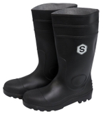 Рабочие сапоги ПВХ с МП черные 43 Samtools