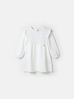 Платье вязаное "Молоко" 0+